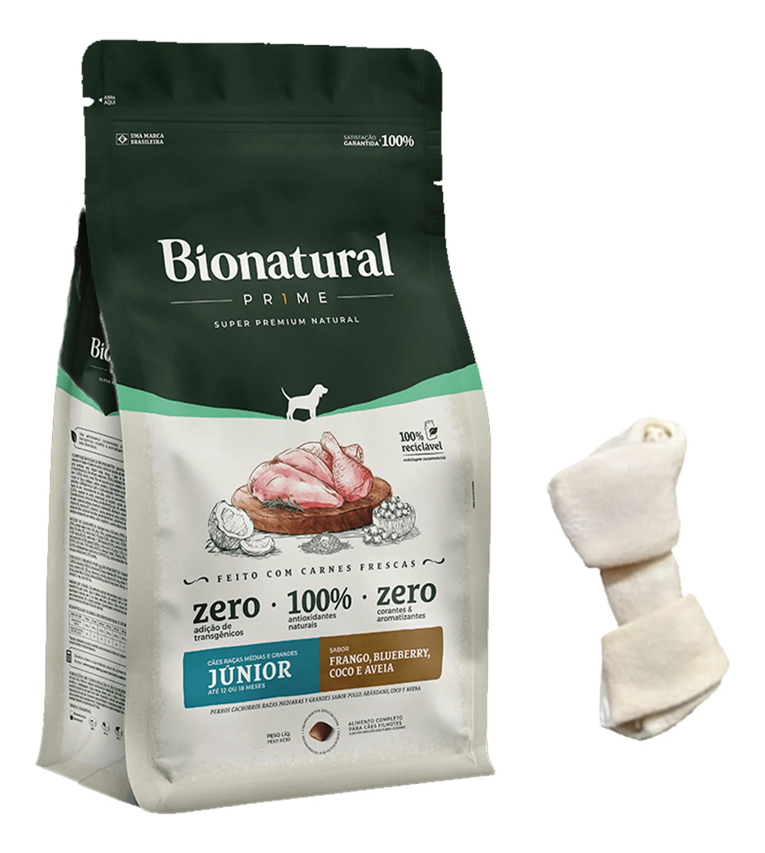Alimento Bionatural Prime Cachorro Mediana Y Grande 2,5 Kg - Imagen 2