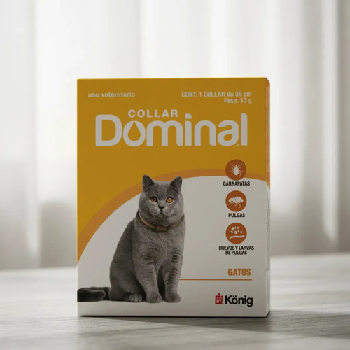 Collar Dominal Anti Pulgas Y Garrapatas Para Gatos X3 Unid - Imagen 6