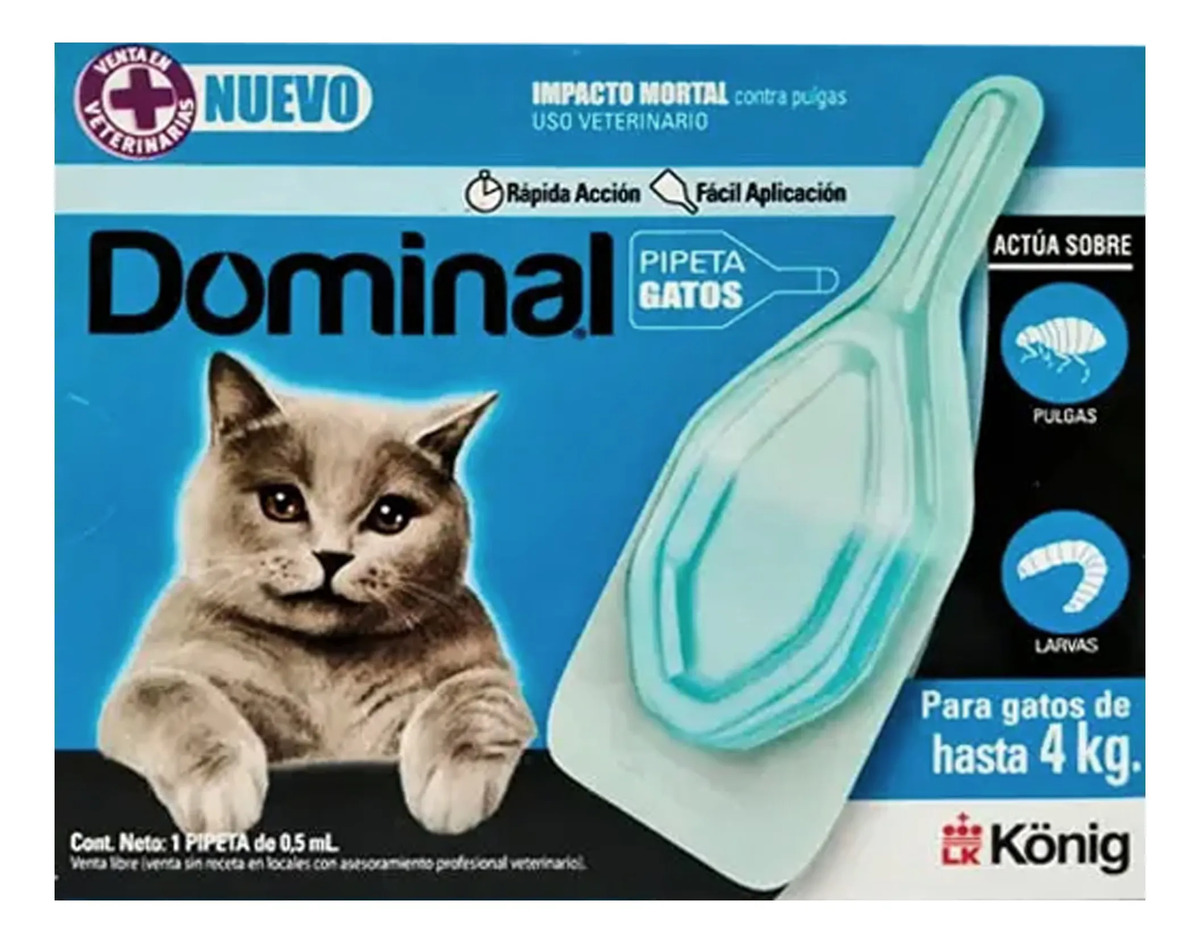 Pipeta Dominal Gatos Hasta 4 Kg