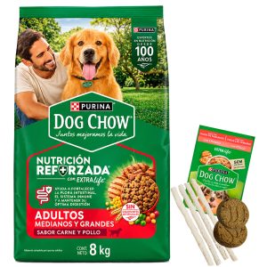 Dog Chow Perro Adulto Raza Mediana y Grande 8 Kg