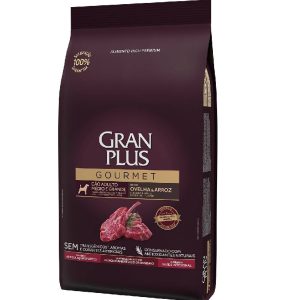 Gran Plus Gourmet Adulto Raza RM/RG Cordero y Arroz 3 Kg (BOLSA CON DETALLE)