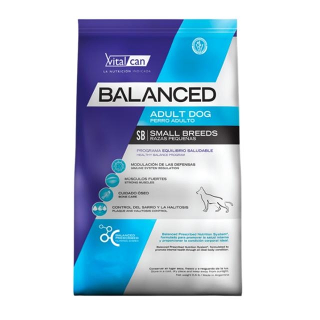 Balanced Perro Adulto Raza Pequeña 3 Kg (BOLSA CON DETALLE)