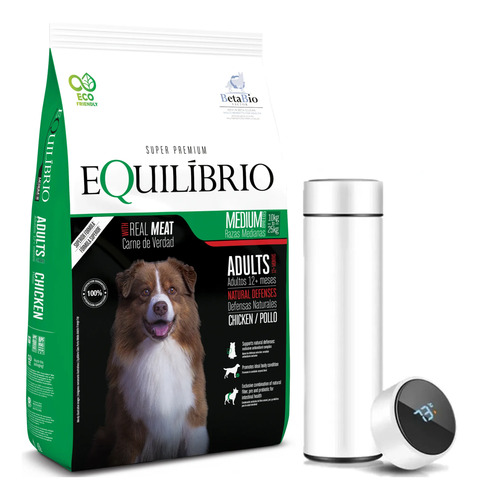 Comida Perro Adulto Equilíbrio Mediana Pollo & Arroz 15 Kg