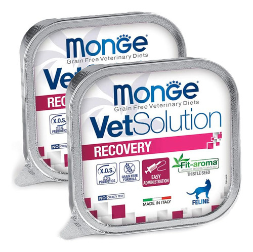 Paté Perro Vet Solution Monge Recovery 150 Gr / 2 Unidades