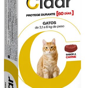 Pastilla Gato Interna Externa Antipulgas Cidar (60 Dias)