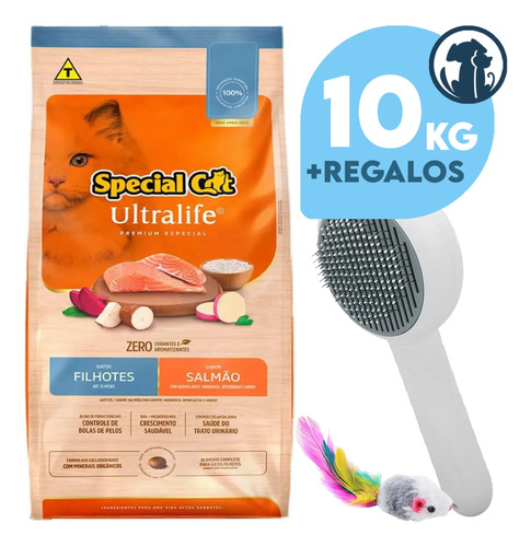 Alimento Special Cat Ultralife Gato Cachorro Kitten 10 Kg - Imagen 2
