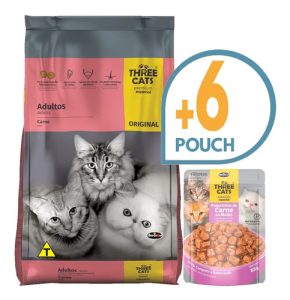 Alimento Gato Adulto Threecats 10 Kg + Regalo + Envío
