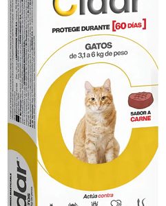 Pastilla Gato Interna Externa Antipulgas Cidar (60 Dias)