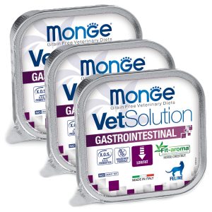 Paté Monge Vet Solution Gato Gastrointestinal 100 gr / 3 Unidades